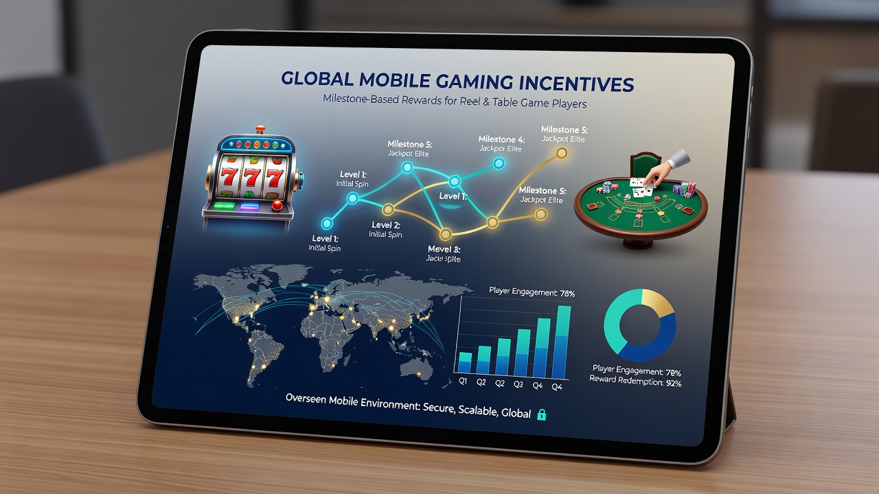 Visualisierung gestaffelter Belohnungspfade in mobilen Reel- und Live-Tischspiel-Umgebungen