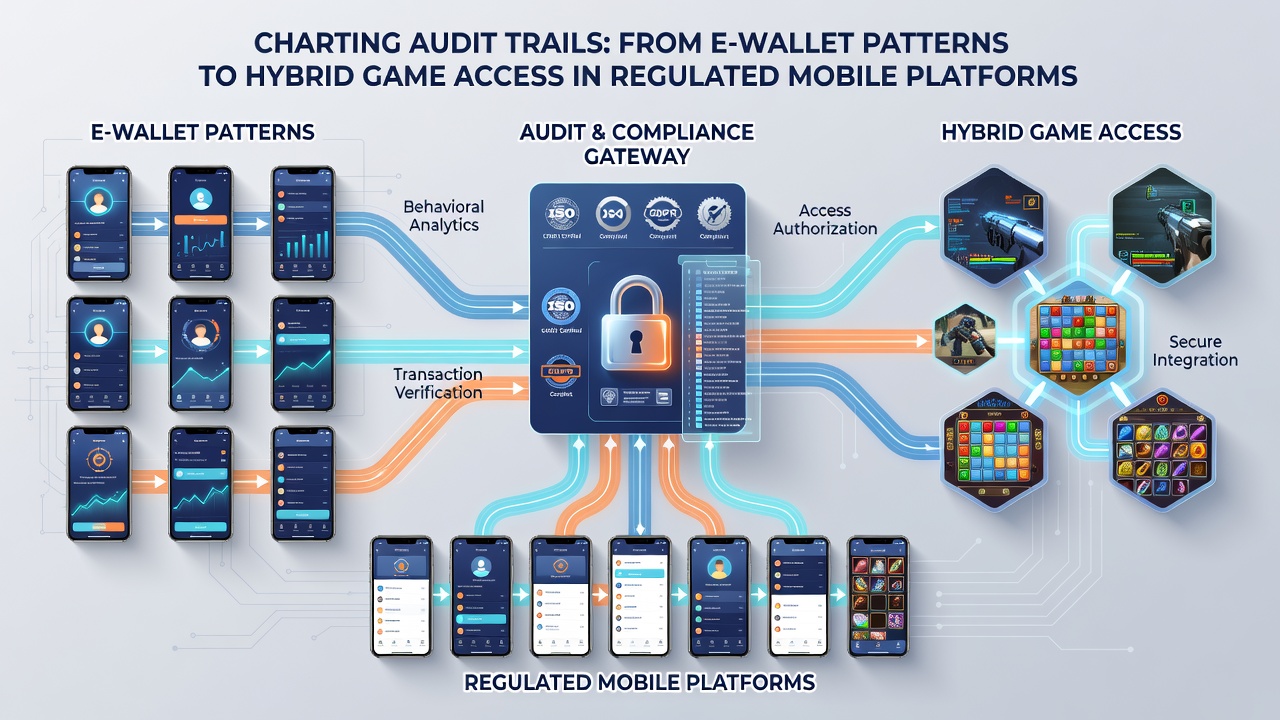 Visualisierung von Datenflüssen zwischen E-Wallets und Hybrid-Spielzugängen