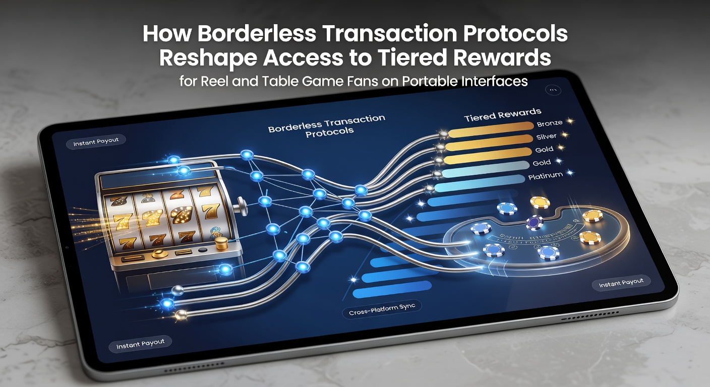 Illustration von mobilen Casino-Interfaces mit grenzenlosen Transaktionen und gestaffelten Belohnungen für Walzen- und Tischspiele