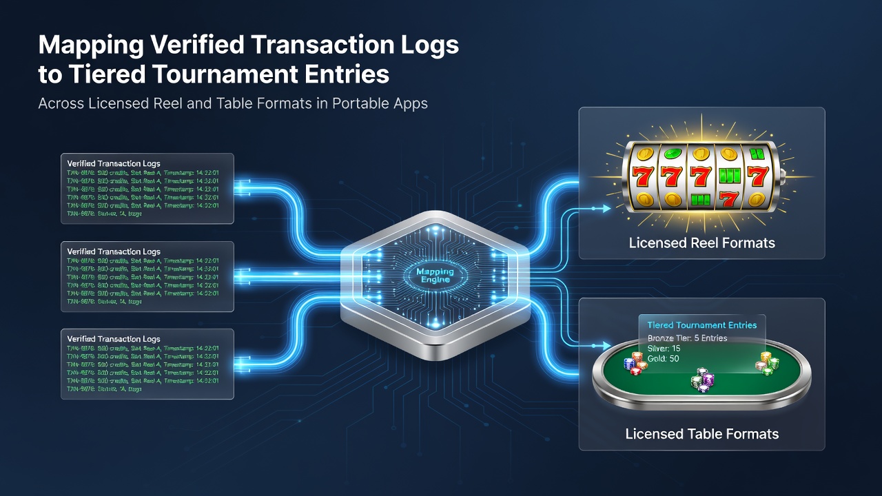 Darstellung von Transaktionslogs und Turniereinträgen in mobilen Casino-Apps