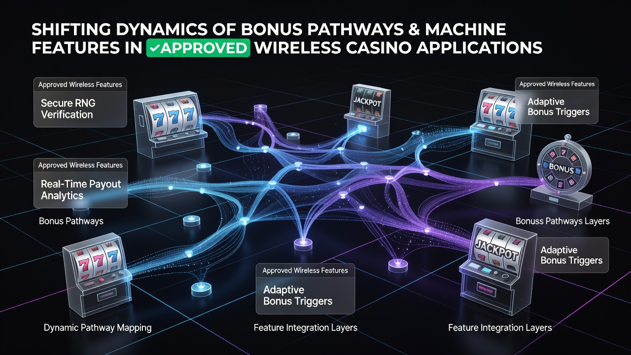 Darstellung der Integration von Bonuswegen mit Maschinenfeatures in Wireless-Apps
